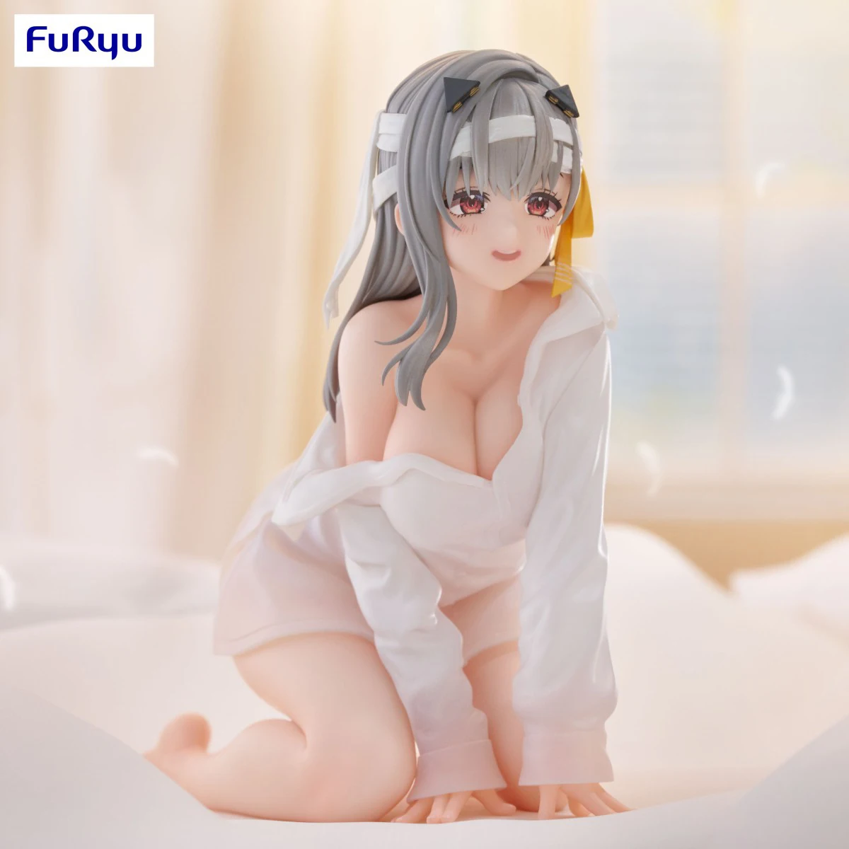 100% Original FuRyu Noodle Stopper Figure Dewi Kemenangan: Nikke Modernia First Affection Model Toys Anime Figure