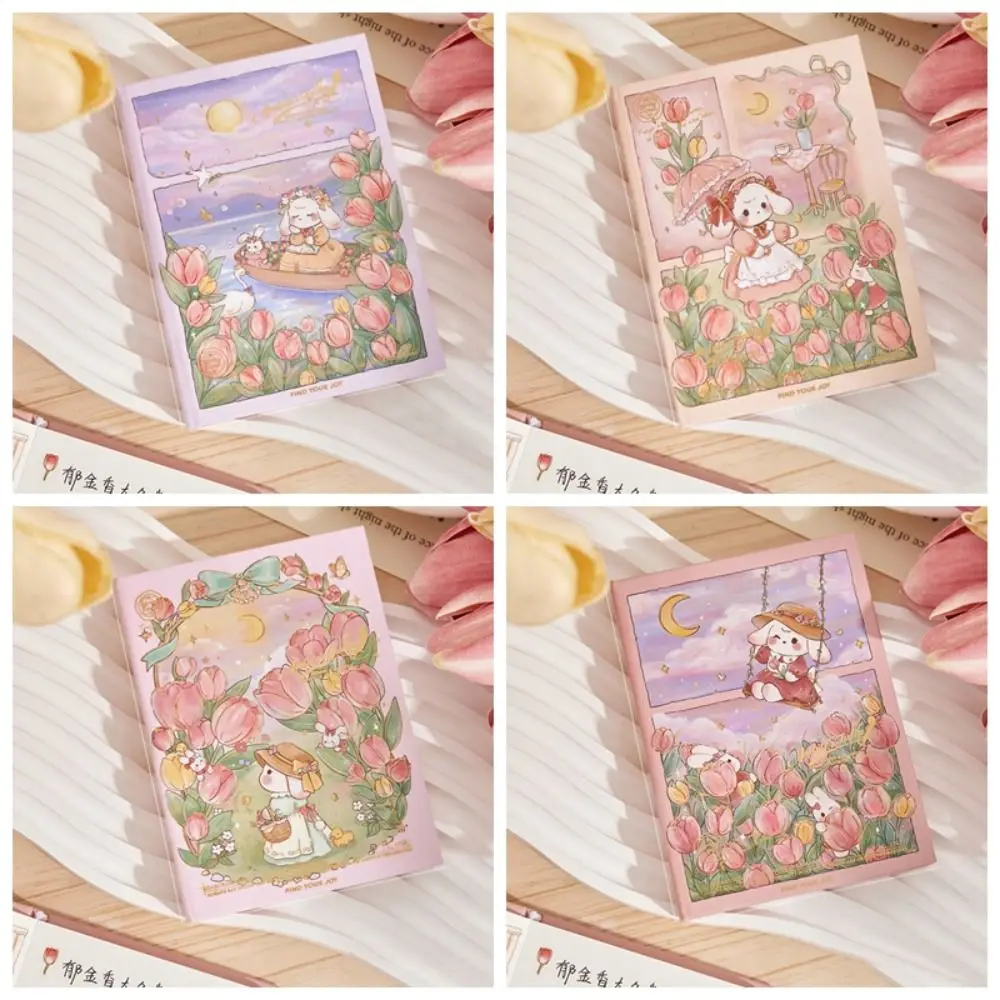 Memo Diary Planner A7 Mini Notebook Cartoon Rabbit Series Scrapbooking Pocket Notepad Agenda Organizer Writing Student