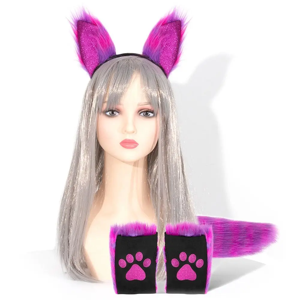 Faux Fur Cat Wolf Fox Costume Accessories Festival Party Masquerade Xmas Halloween Cosplay Costume Accessory Dress Up