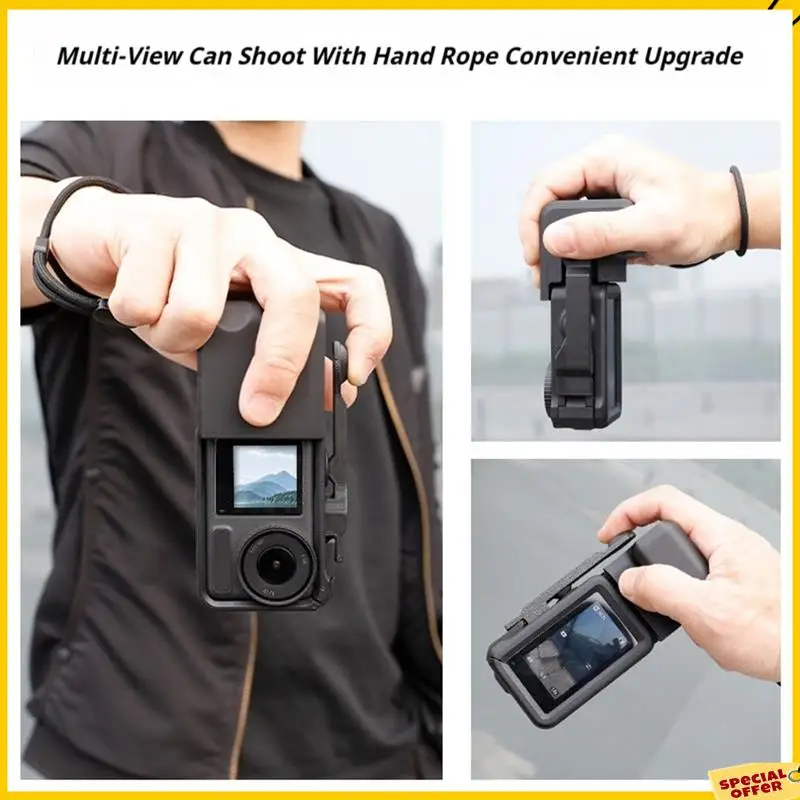 A24P ثلاثية الأبعاد الطباعة شارع قبضة مدونة فيديو حامل قبضة الكاميرا ل DJI عمل 3/4/5 كومبو كاميرا قبضة حامل عمل كاميرا الملحقات