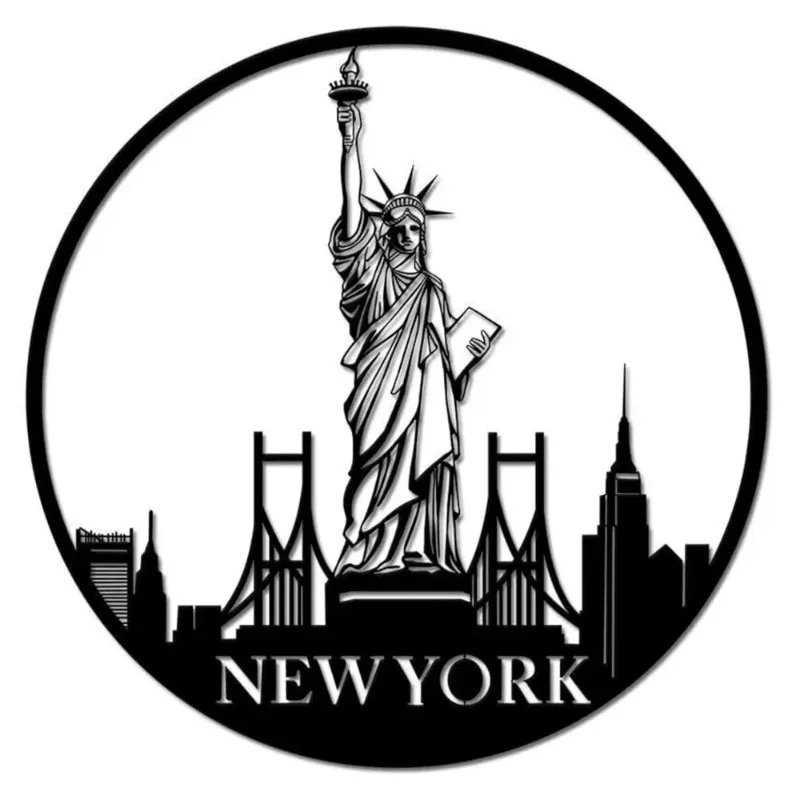 Ny Metal Wall Art S…