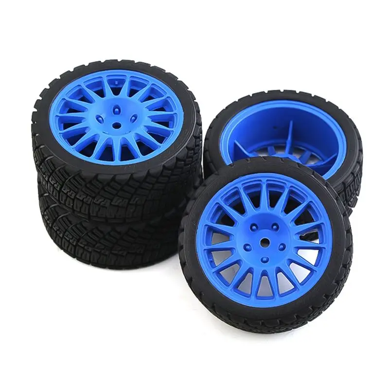 FBIL-1/10 RC Racing Car Tires RC Car Tire For Tamiya TT01 TT02 XV01 TA06 PTG-2 HPI HSP RC Car Upgrades Parts