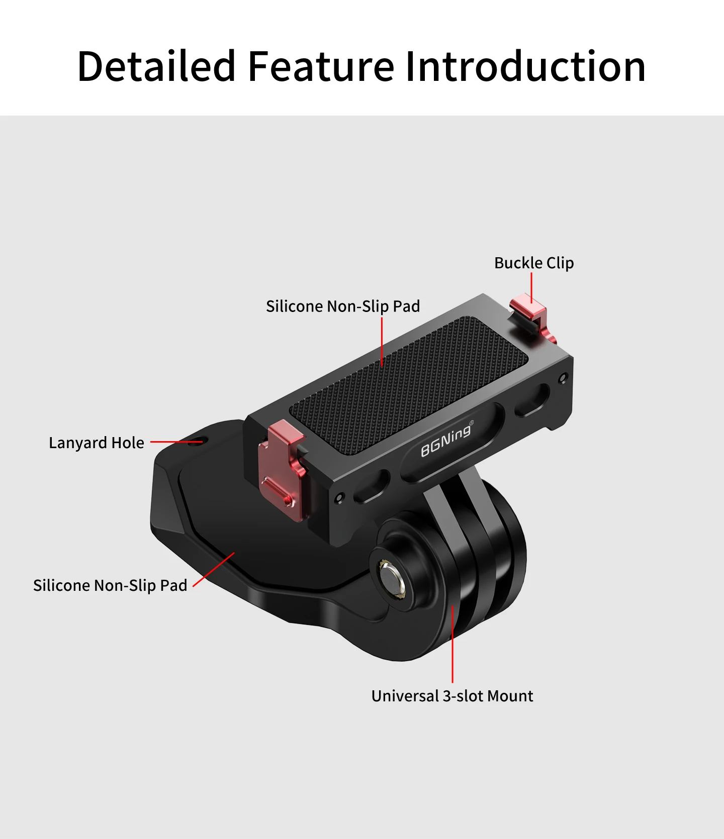 Action Kamera Halterung POV Brust Hut Clip für Insta360 Go3S Rahmen Feste Magnetische Quick Release für Go Ultra für DJI GoPro Halterung – Detail 10