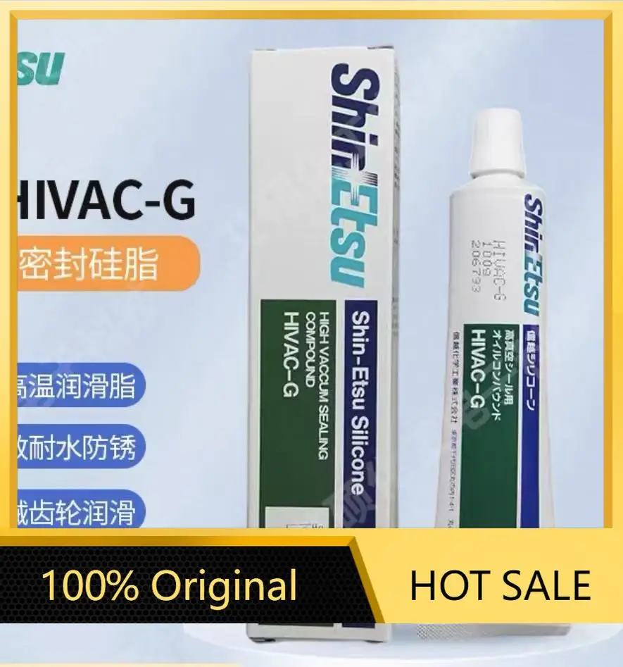 

Оригинальный продукт ShinEtsu HIVAC-G HIVAC G 100G/1KG Масло Высоковокуумная силиконовая прокладка Уплотнительная смазка для швов HVG