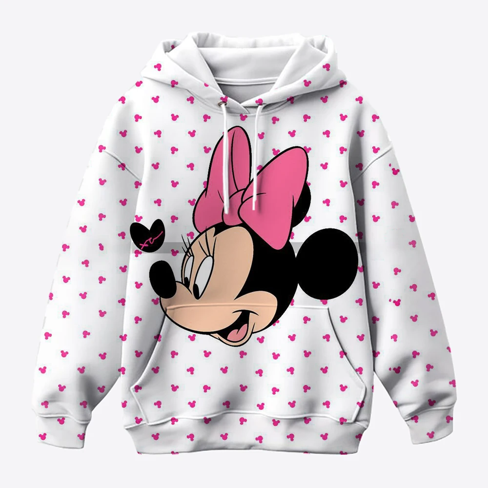 

2025 Spring and Autumn New Fun Disney Mickey Mouse 3D Printed Long Sleeve Hooded Sweatshirt for Boys' Casual Sportswear