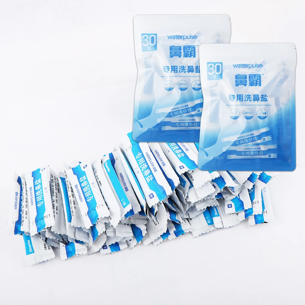 60pcs 2.7g Nasal Wash Salt Rinse Allergic Rhinitis Relief Nose Cavity Protector Irrigation  Adults Children Nose Cleaner Salt