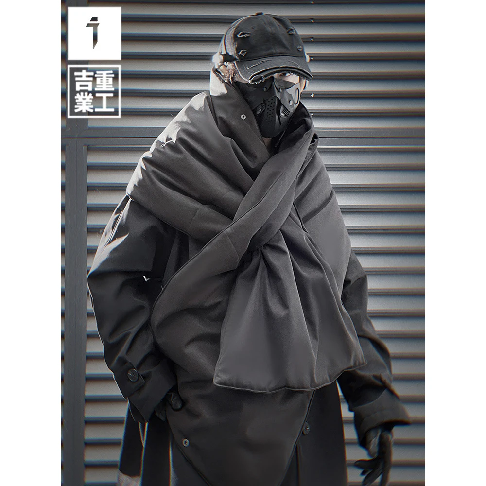 11 BYBB\'S DARK Men Autumn Jacket Trench 2024 Oversized Long Coats Windbreaker Mens Loose Punk Streetwear Jackets Techwear