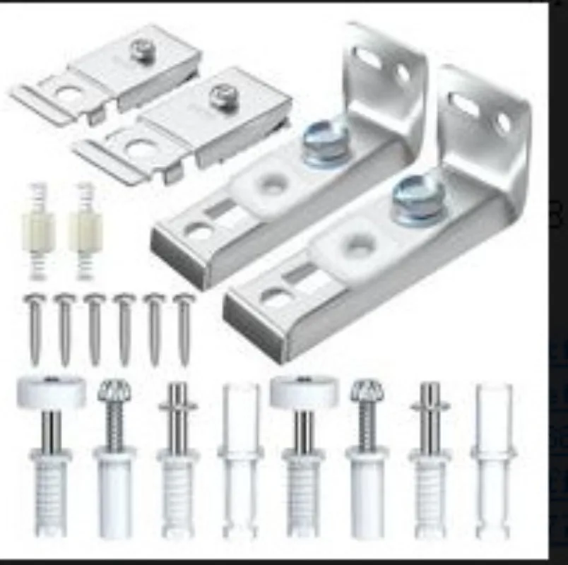 

Bi-Fold Door Hardware Kit, Sliding Wardrobe Door Replacement, Bi-Fold Door Repair Kit to Prevent Sliding Blocking