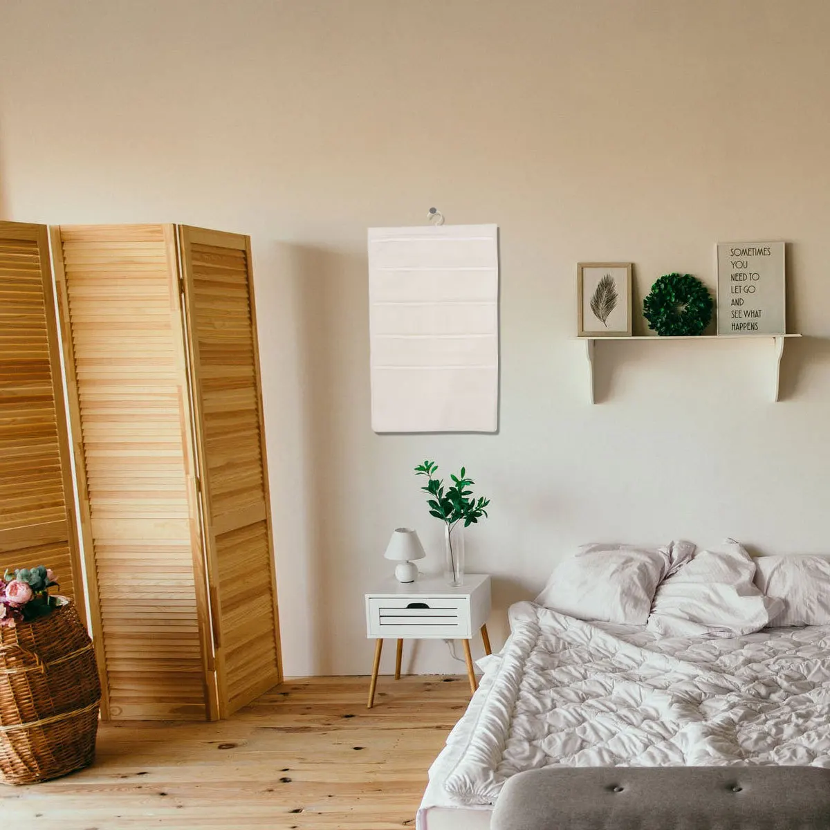 

Hanging Wall Storage Bag Fabric Organizer Bedside Organizers for Bedroom Mounted