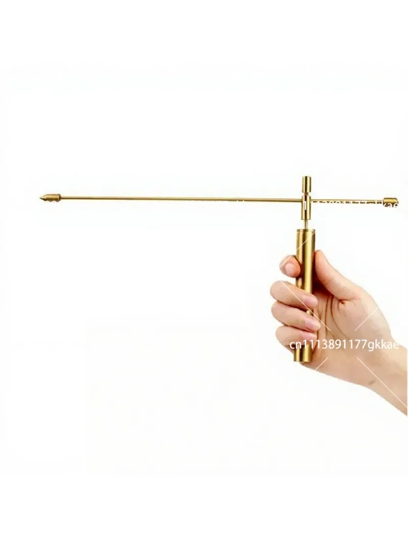 Dowsing Rods 11.8 Inch Copper Practical Handle Divining Rods Tools 2PC for Water Treasure Detection view 6
