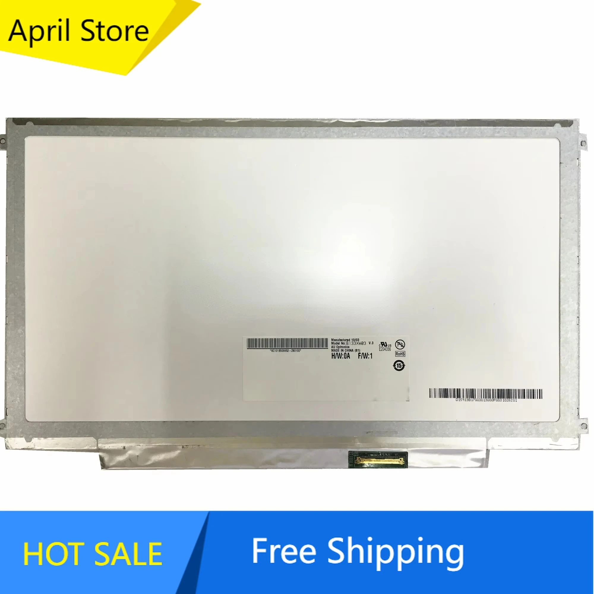 B133XW03 V.3 B133XW03 V3 B133XW03 V.2 B133XW01 V2 V7 LT133EE09300 LP133WH2-TLA4 Левый + Правый 2 отверстия для винтов 1366*768 LVDS 40 контактов