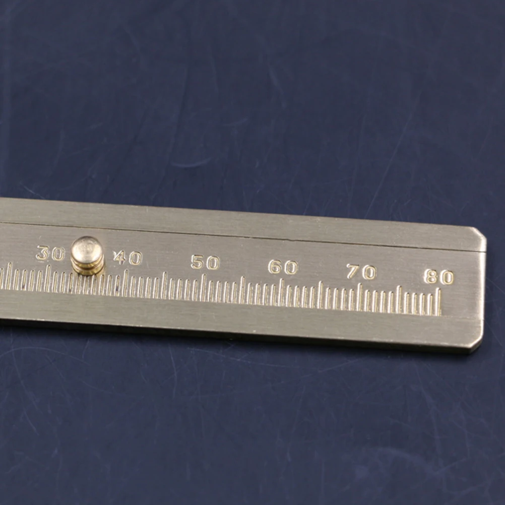 

Solid Brass Vernier Caliper Gauge Mini Sliding Pocket Tool for Measuring Industrial Accessories Pearls Jewels Nonmagnetic