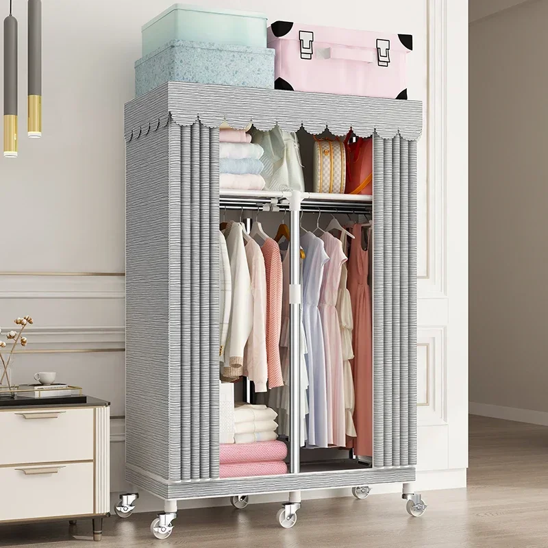 Portable Clothes Wardrobe Partitions Organizer Bedroom Closet Modern Cabinet Display Minimalist Ropero Lounge Suite Furniture