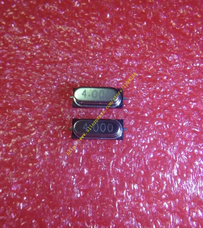 50 Pcs/LOTs / lot 4MHz Passive Quartz crystal oscillator HC-49S/SMD New products and  instock.
