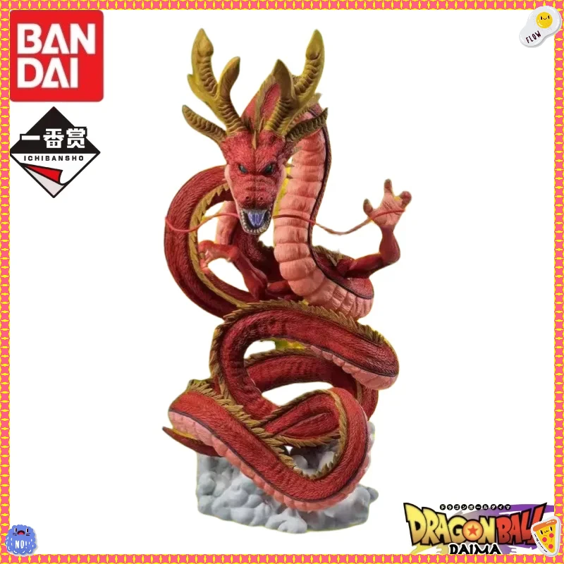 In Stock Original Bandai Ichiban Kuji Red Dragon Series Prize D Syn Shenron Final Prize Red Shenron Action Figure Toy