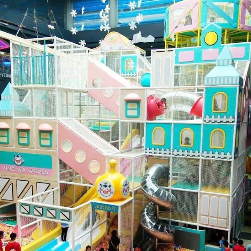 

Large trampoline theme park, naughty castle, kindergarten children's play equipment