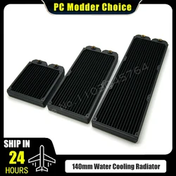 PC Water Cooling Radiator Copper 140MM 280MM 420MM Liquid Water Cooler CPU GPU Heat Exchanger For 140mm Fan