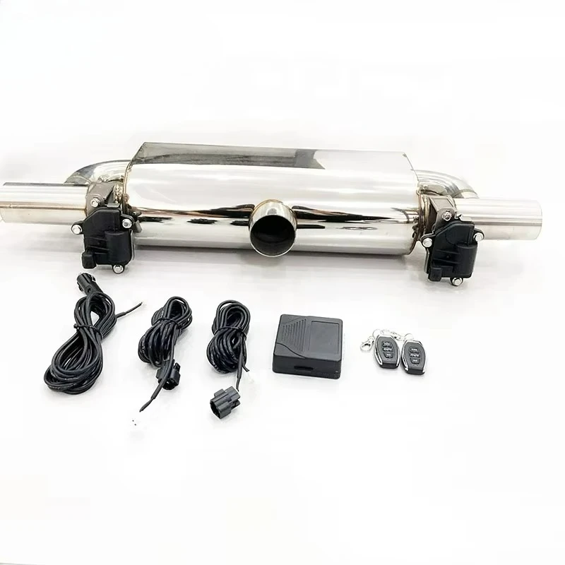 T-Style Universal Valvetronic Exhaust Muffler With Cutout Valve