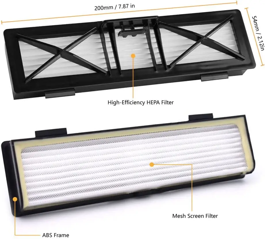 Replacement for Neato Botvac D Series D3 D4 D5 D6 D7 D75 D80 D85 Robot Vacuum Cleaner Main Brushes Hepa Filters Side Brush Acces