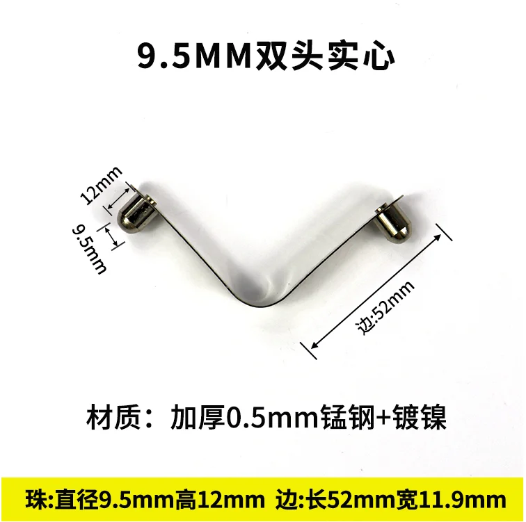 10 sztuk stalowe wiosło kajakowe kijek do namiotu przycisk zacisk sprężynowy rurka pojedynczy/podwójny pin 5/6/7/8/9mm