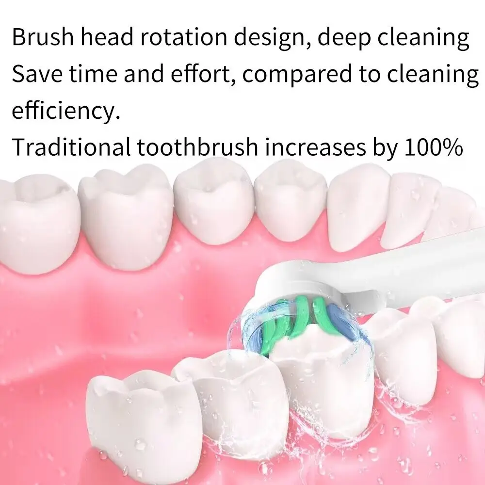 Universal Brush Head Refill for Oral B Electric Toothbrush Sensitive Precision Clean Floss Cross Action Brush Nozzles For Oralb image 4