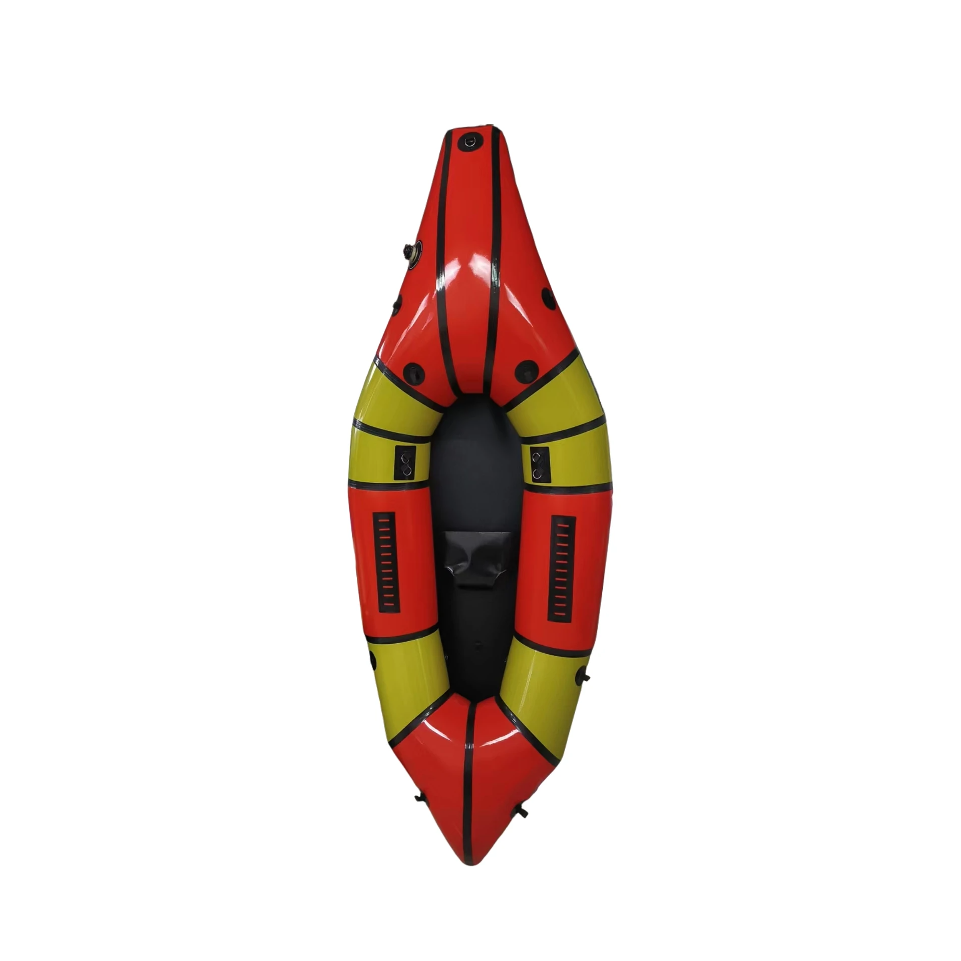 Latest Yanlyn River Rafting Adventure Single Inflatable Kayak Canoe Self Bailer White Water Packraft