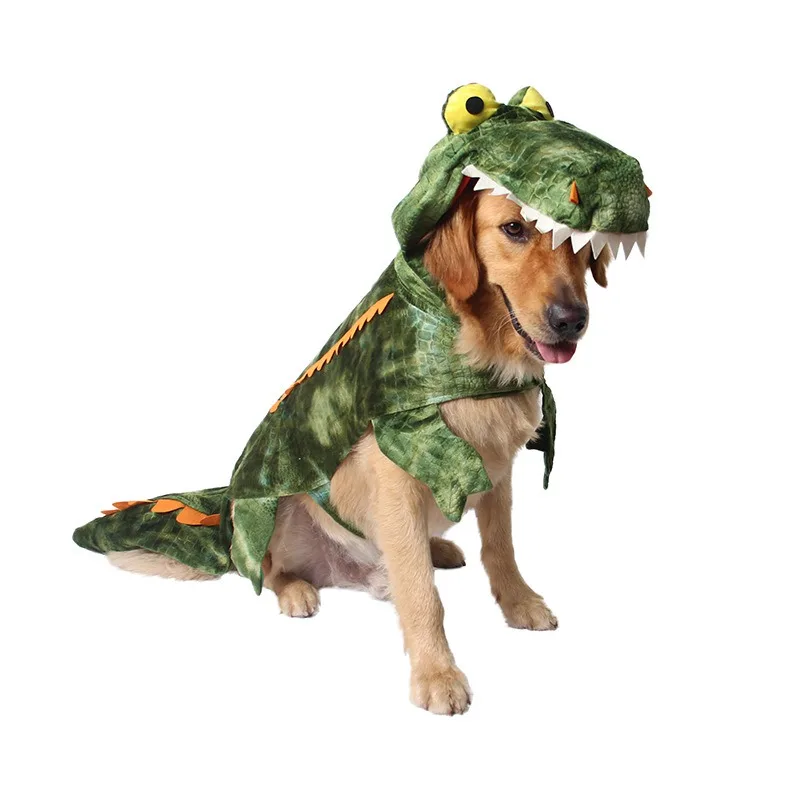 Pet Supplies Party Clothes, Warm Animal Styling Clothing Performance Clothing Festival Crocodile Transformation Clothing