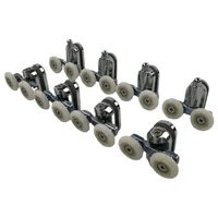 Door Roller/Wheel/Runner Home Bottom Top Shower Door Rollers/Runners Replacement Double Wheel for Shower Enclosures Cabins 3