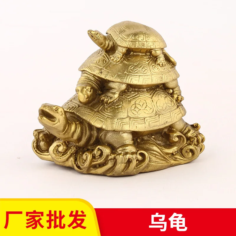 

Bronze Turtle Ornament Bronze Millennium Turtle Third Generation Turtle Small Money Pair Turtle Fortune Prosperity Longevity Thi