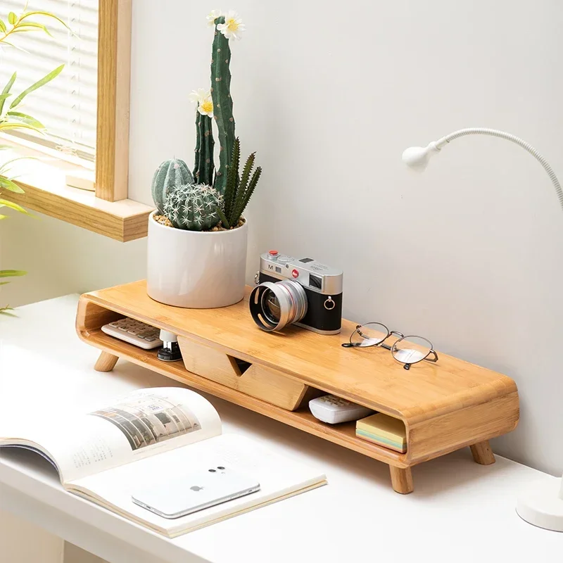 

Computer Monitor Height Increasing Shelf Base Neck Protection Keyboard Storage Bracket Laptop Desktop Storage Box Office