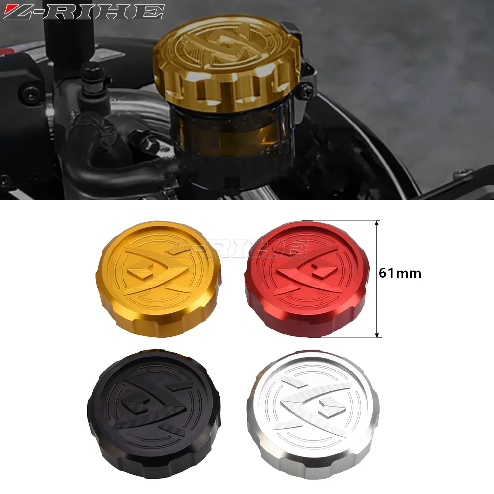 

Z 900 RS Motorcycle Front Brake Fluid Reservoir Caps Cover For Kawasaki Z900RS Cafe 2019 2020 2021 2022 Z900 900RS 2018-2023