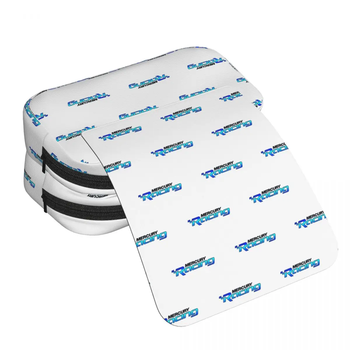 Mercury Racing Mercruiser Blaues Federmäppchen für Jungen und Mädchen, Schule, Stiftbox, Bleistiftbeutel, Schreibwaren, Stifthalter, Tasche