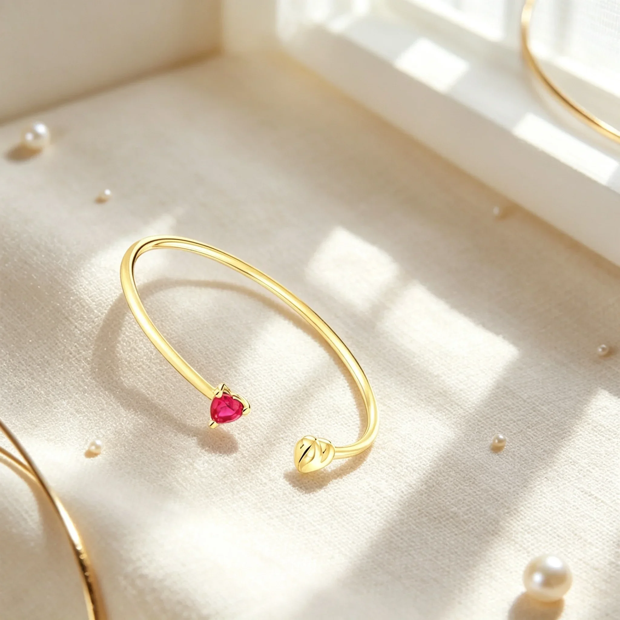 2026 New Open Cuff & Heart Bangle for Women Luxury Perfect Bracelets for Daily Wear & Stylish Occasions