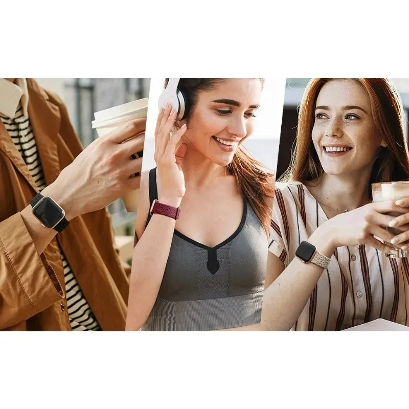 Браслет из силикона коммер коммер коммер коммерчество léopard pour Apple Watch, trous de flux ventilé, échange Comeristant à la sueur