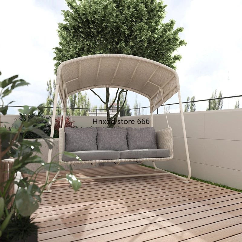 Courtyard Outdoor Swing Villa Single Double Rocking Chair