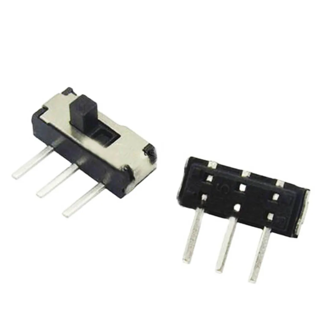 50pcs MSK-12D19 1P2T 3Pins 2 Positions Mini Switch Slide Toggle Button SMD PCB DPDT SMT Vertical Wholesale