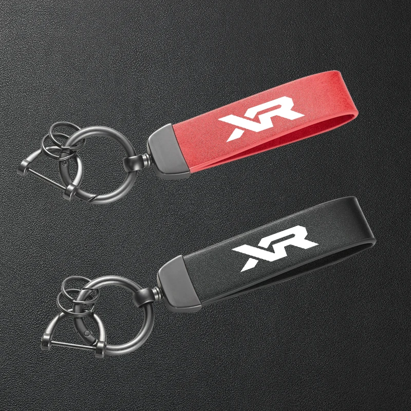 

For Honda XR230MOTARD XR 230 250 400 125 2005-2025 Accessories High-Grade Leather Motorcycle Keychain Holder Keyring