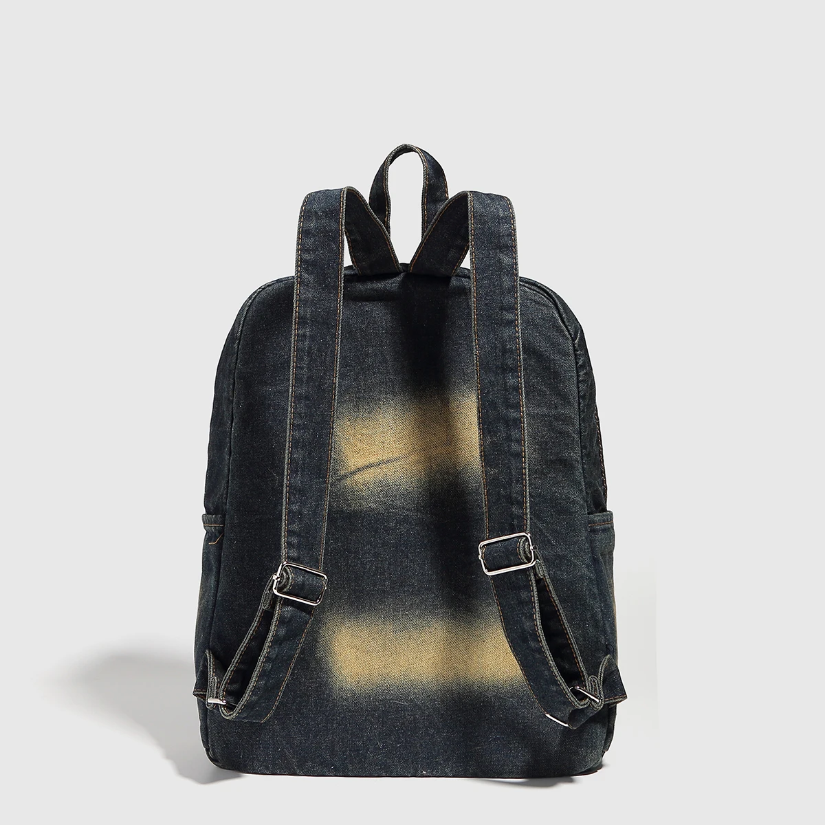 Sacos de denim de água de lavagem vintage para mulheres bolsas de designer de luxo e bolsas 2024 novo em arco decoração grande capacidade mochila de viagem frete grátis chegada rápida