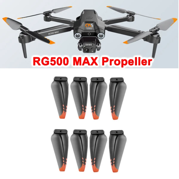 Accesorios de hélice originales para Dron RG500 MAX, pieza de repuesto para cuadricóptero RC, accesorio de Rotor de ala principal, 4 unids/set