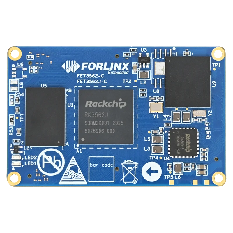 FET3562J-C ระบบในโมดูล Rockchip RK3562/RK3562J Rockchip forlinx