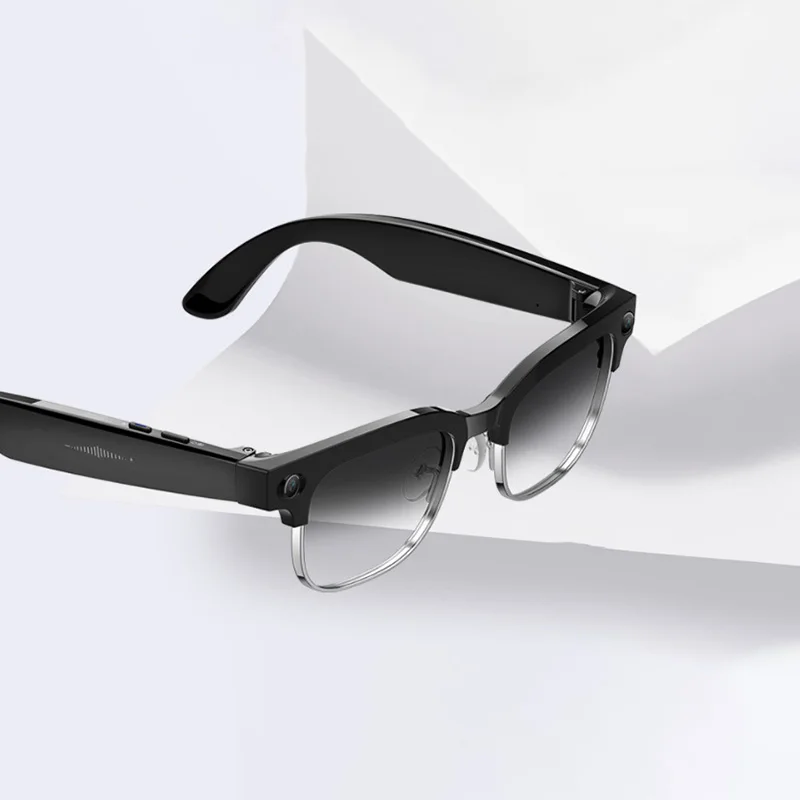 

Умные очки с защитой от синего света, очки в полуоправе с камерой, умные очки, перевод фотографий, видео, прослушивание музыки