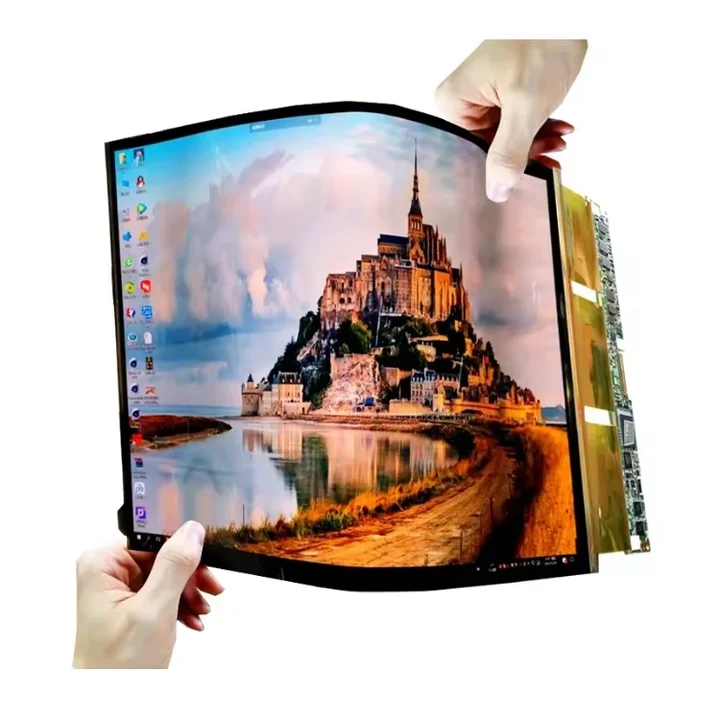 13.3 Inch AMOLED Flexible Thin Module Paper Thin Panel Custom Display Flexible OLED LCD HD Screen