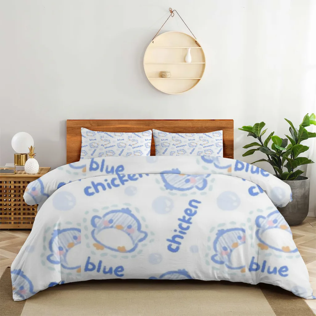 

Cute Animals Queen Bedding Set King Size Duvet Cover Soft Single Double Bed Quilt Cover Sets