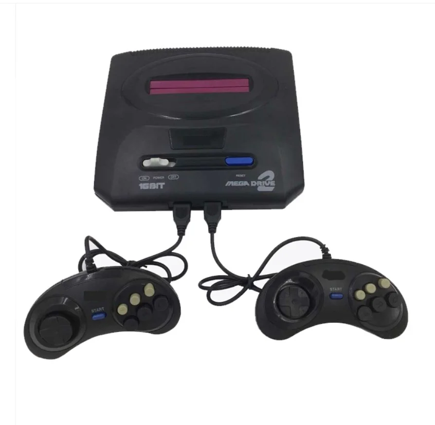 Retro 16Bit Game Console for Sega Mega Drive 2 Old Fashioned MD Game Console(Include 5 Different Kind of Games)