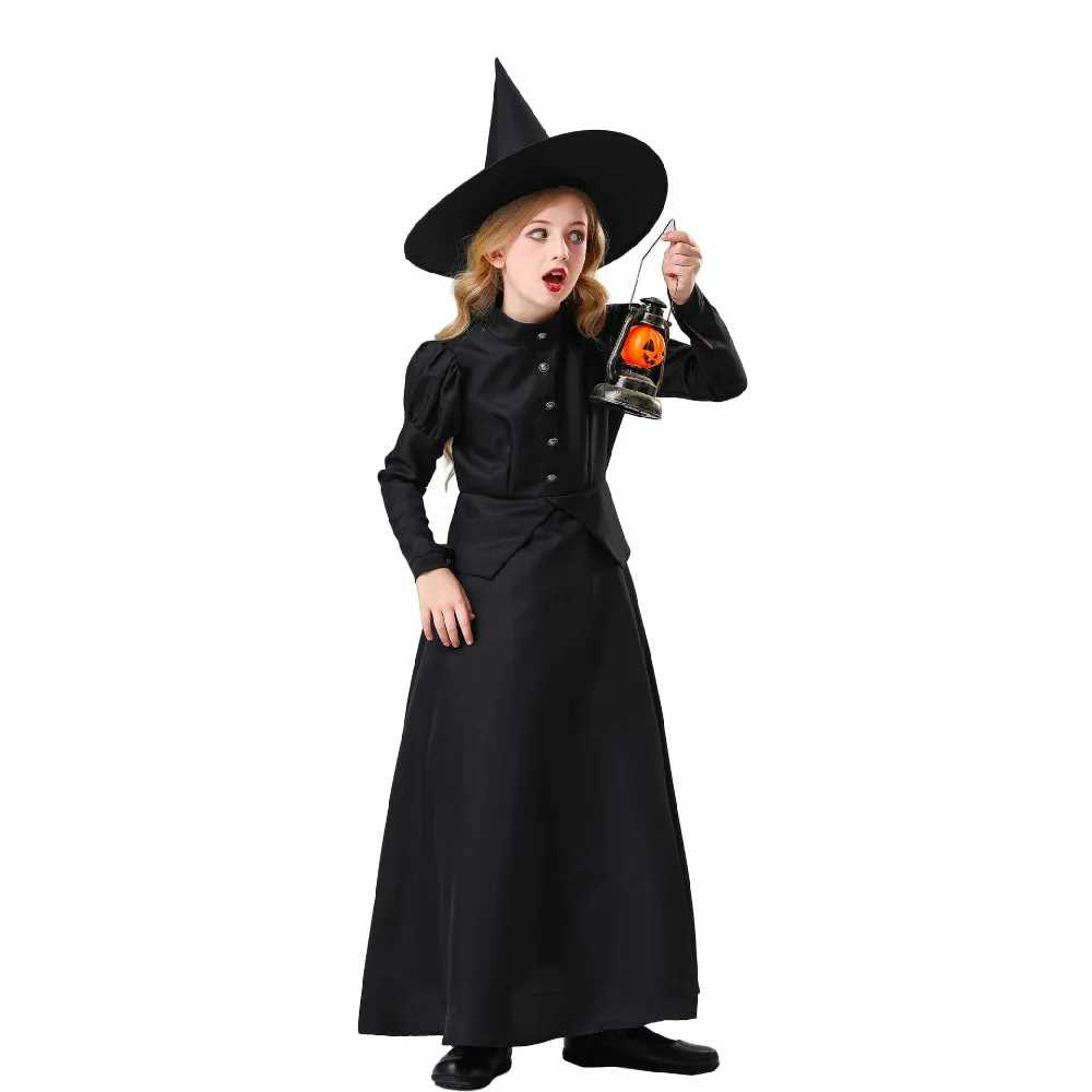 

S-XL Children's Witch Costume Halloween Performance Costume