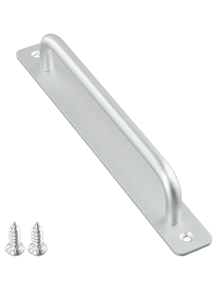 Poignée de porte coulissante en alliage d'aluminium, poignée de porte pour porte de toilette, sans p