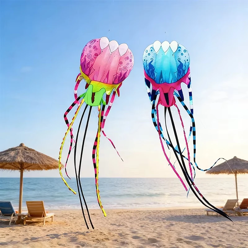 10m Jellyfish kites wind inflatable kite Nylon Paraglider Air bounce outdoor professional trilobites kite octopus kites factory