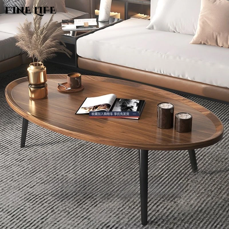 Small Coffee Table Oak Sofa Edge Side Table Home Corner Table Nordic Living Room round Table Small Table Small Low Table