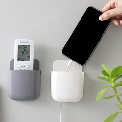 Wall Mounted Storage Box Remote Control Storage Organizer Case For Air Conditioner TV Mobile Phone Plug Holder Stand Rack #3033