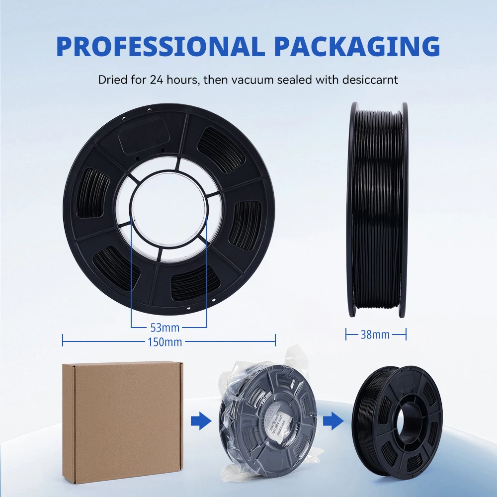 خيوط KINGROON TPU 1.75 مم 0.3 كجم (ليست 1 كجم)، مادة طابعة ثلاثية الأبعاد ناعمة 95A مرنة، بكرة 200 جرام 300 جرام لقوس AMS وصندوق جاف